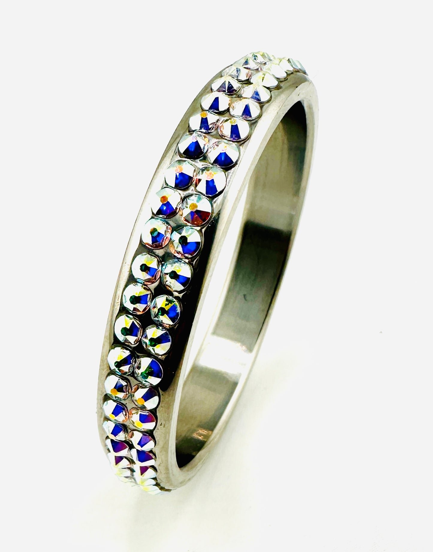 BLINGED OUT STAINLESS STEEL HORSE SIZE COCK RINGS!